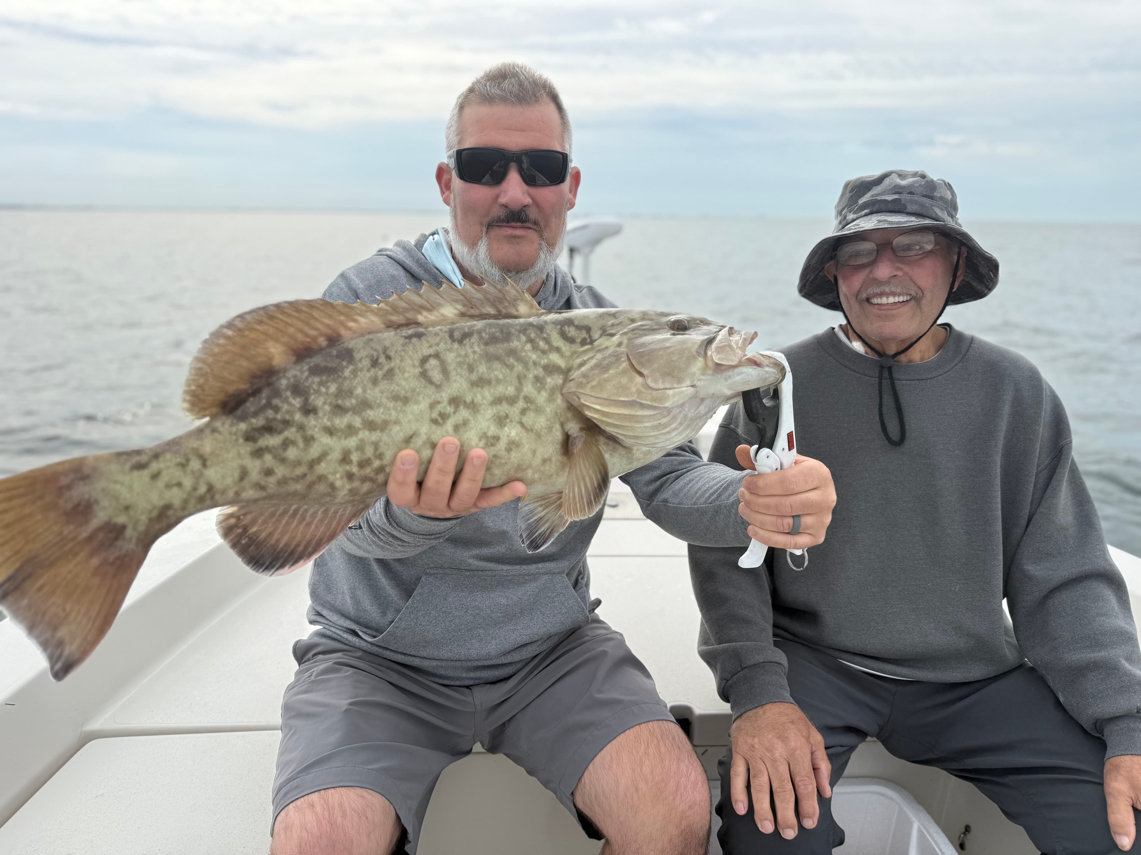 Angler with large tarpon